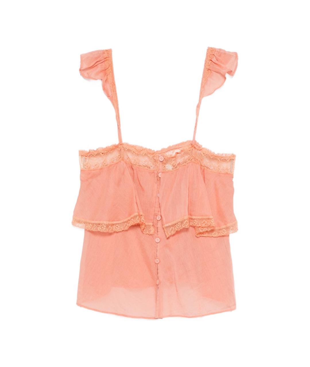 FORTE FORTE Розовая хлопковая майка, фото 1