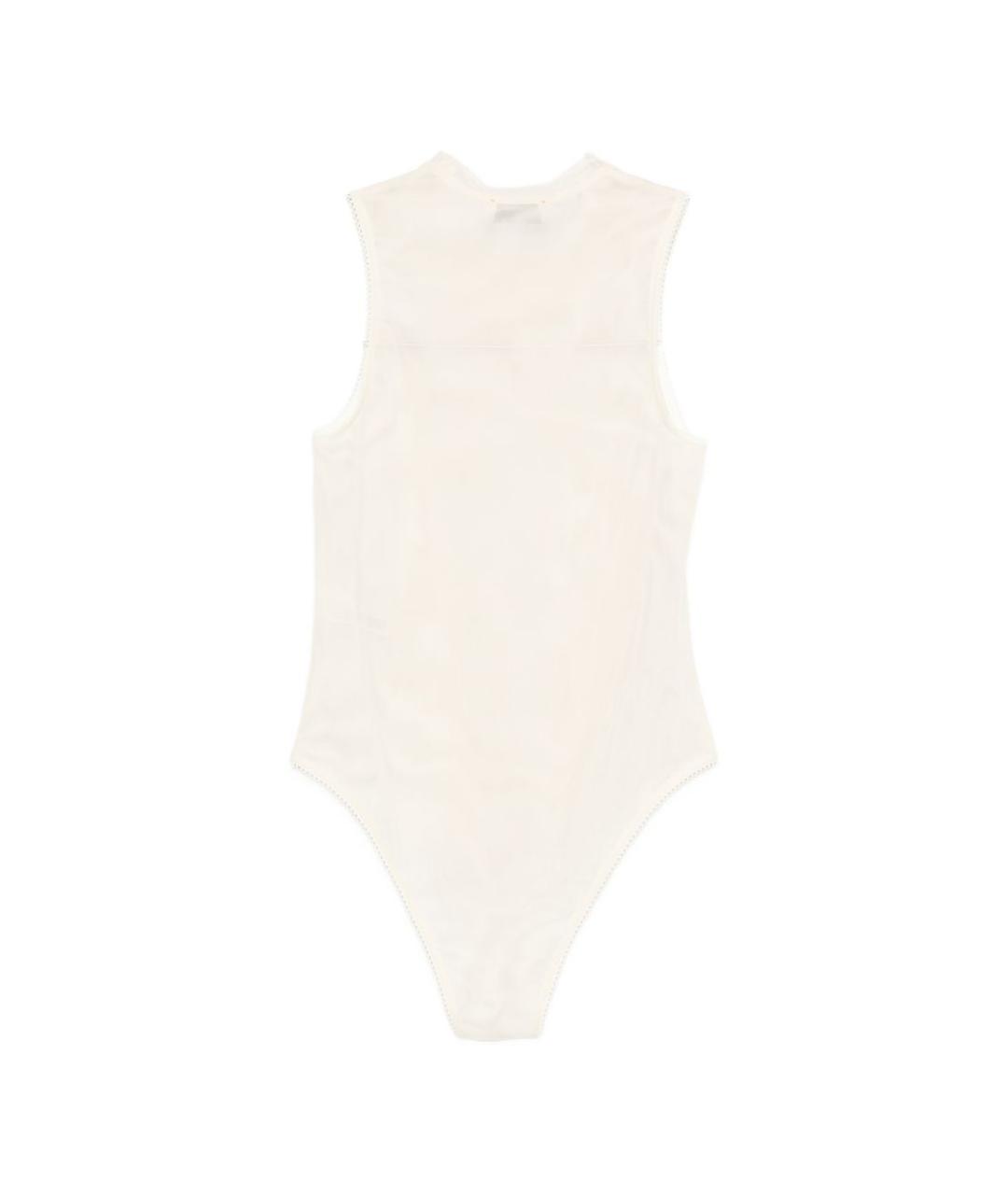 FORTE FORTE Бежевая полиэстеровая майка, фото 2