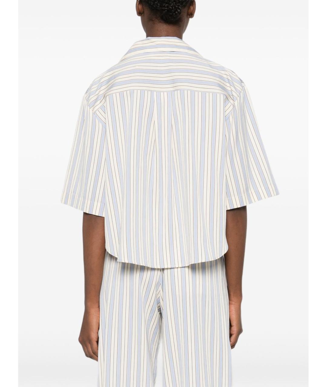 FORTE FORTE Голубая хлопковая рубашка, фото 5