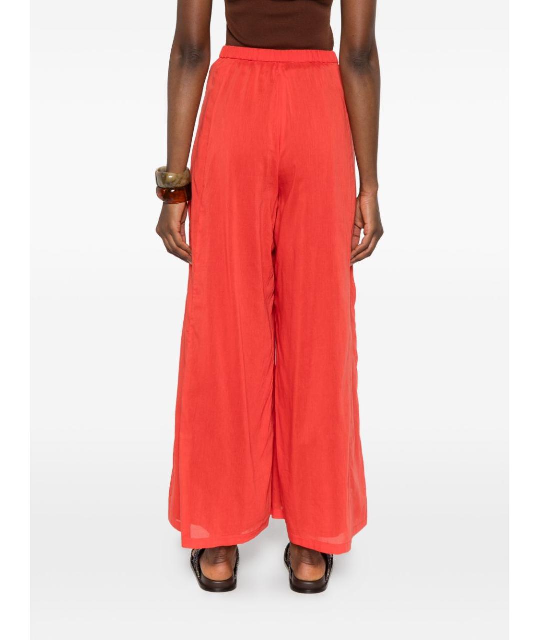 FORTE FORTE Красные прямые брюки, фото 4