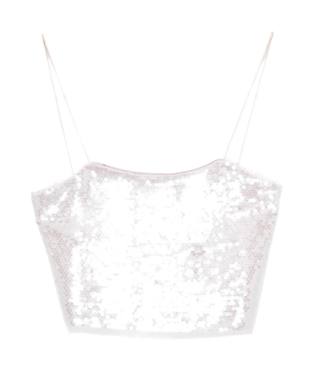 FORTE FORTE Серебряная полиэстеровая майка, фото 1