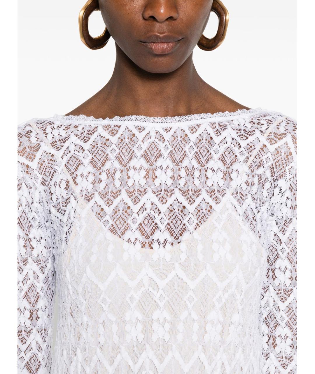 FORTE FORTE Белое хлопковое платье, фото 2