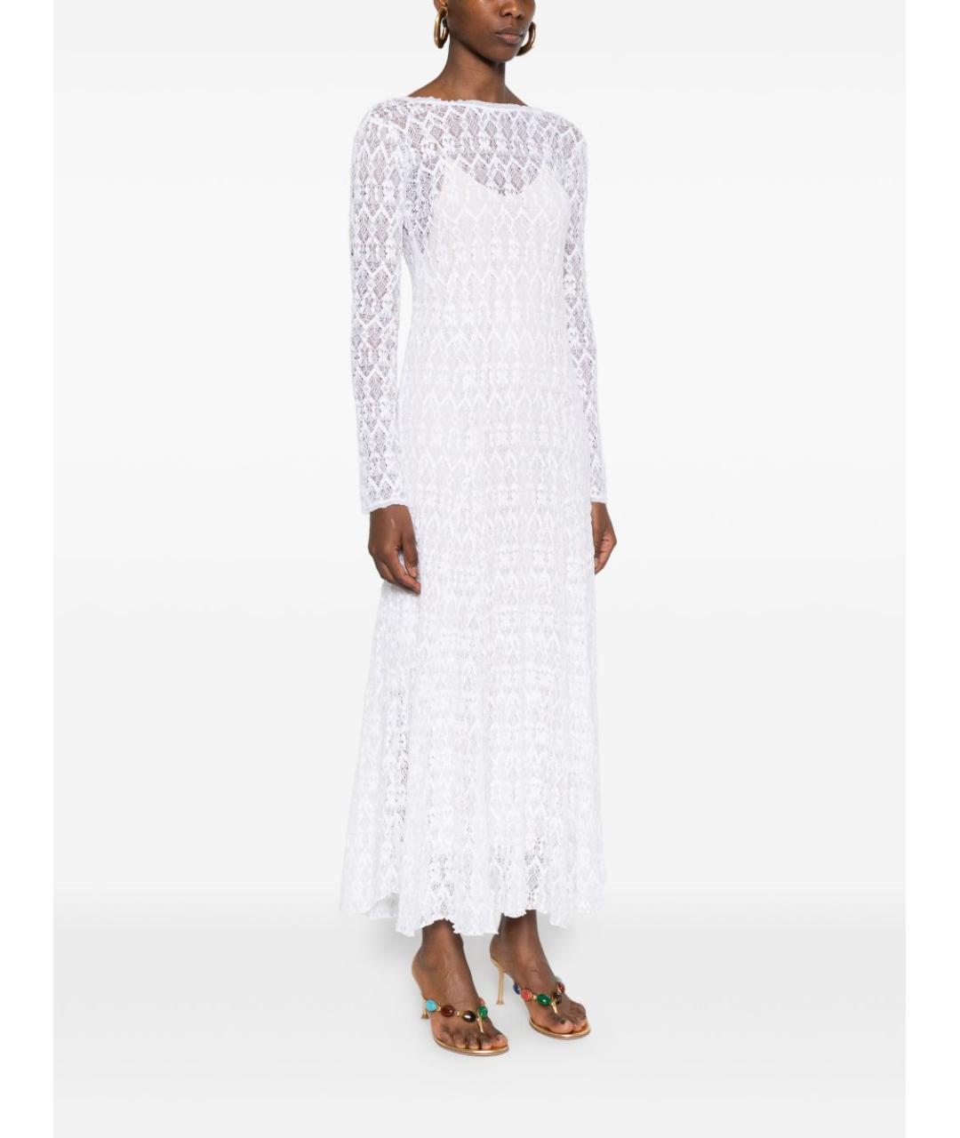 FORTE FORTE Белое хлопковое платье, фото 4
