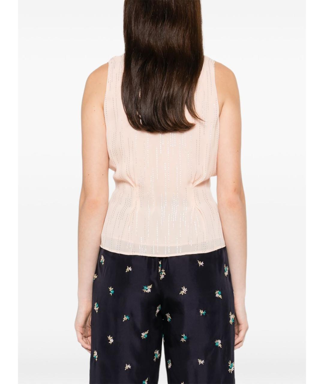 FORTE FORTE Бежевая вискозная жилетка, фото 5