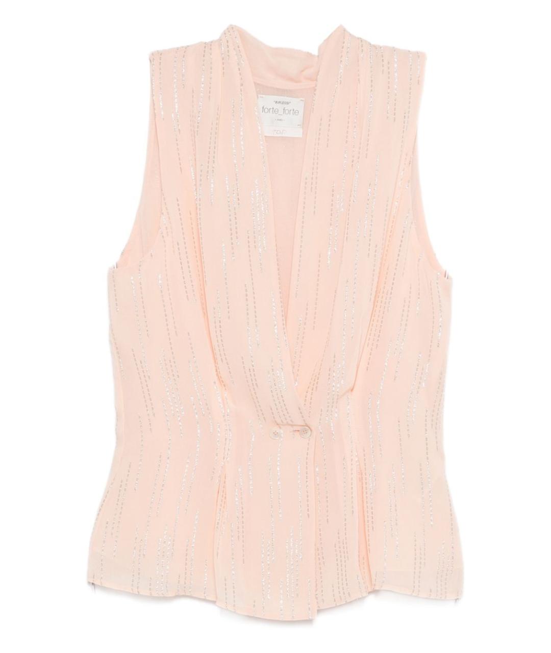 FORTE FORTE Бежевая вискозная жилетка, фото 1