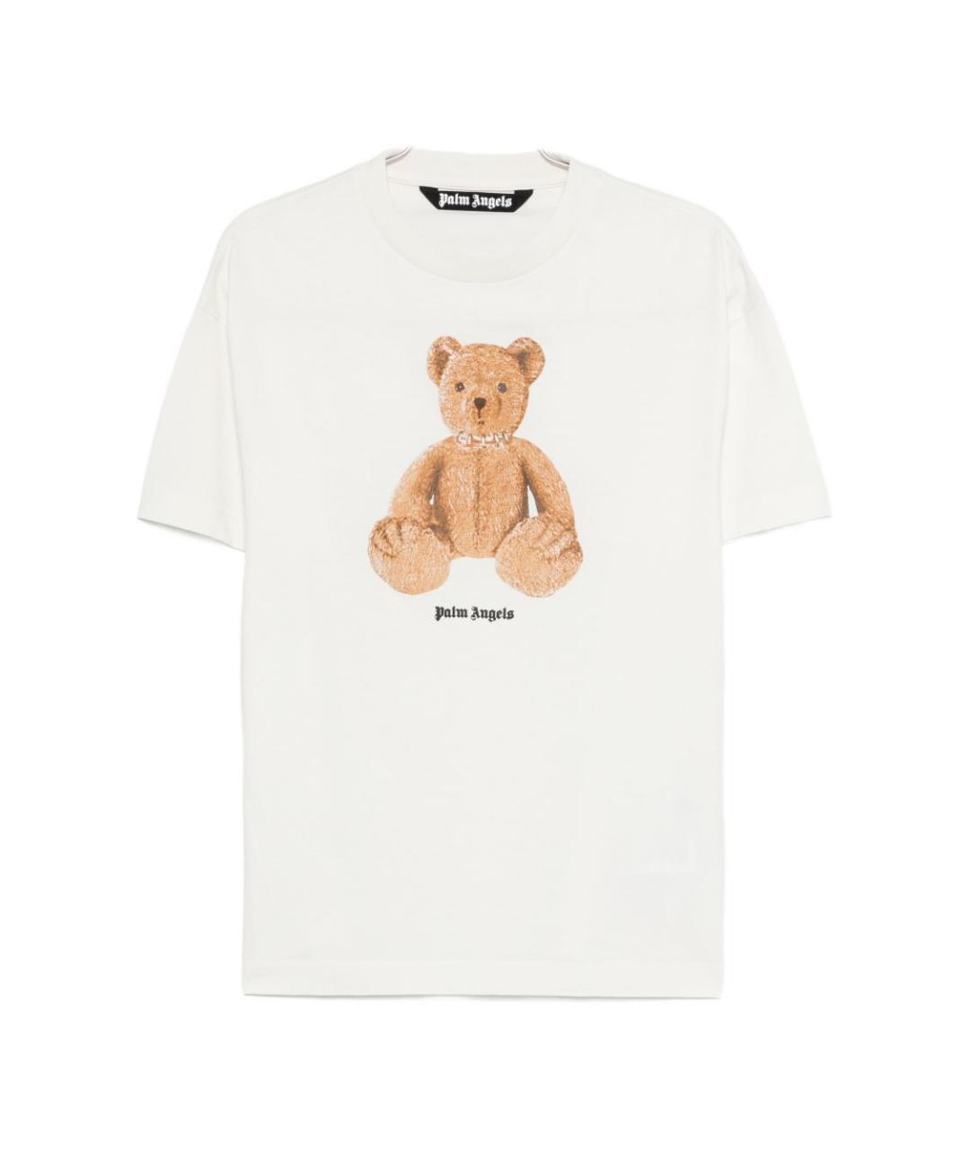 PALM ANGELS Белая хлопковая футболка, фото 1