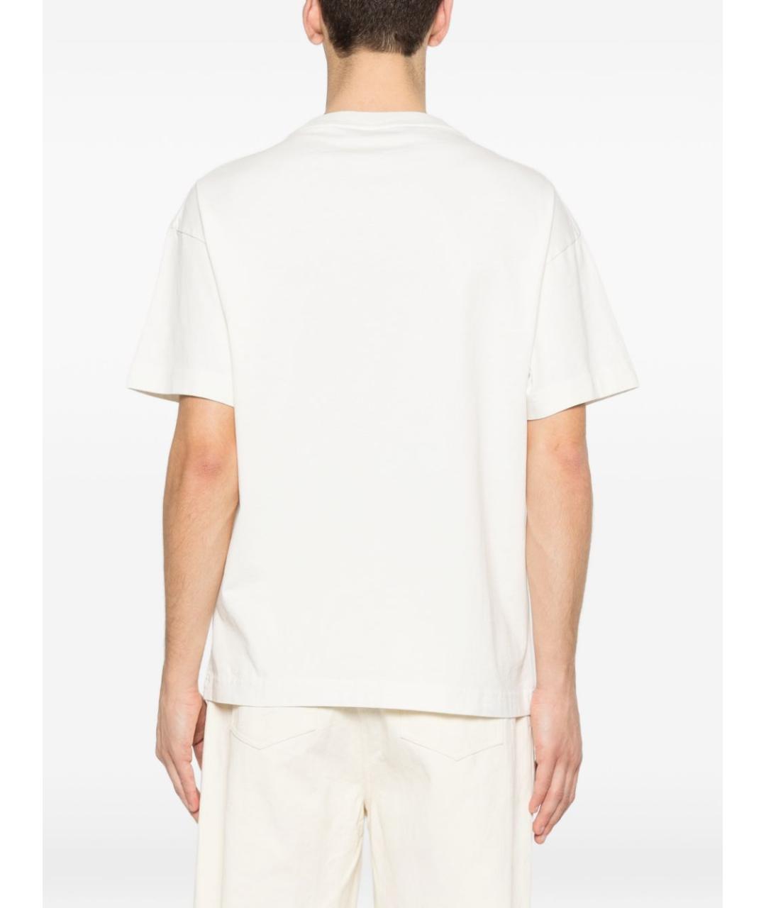 PALM ANGELS Белая хлопковая футболка, фото 5