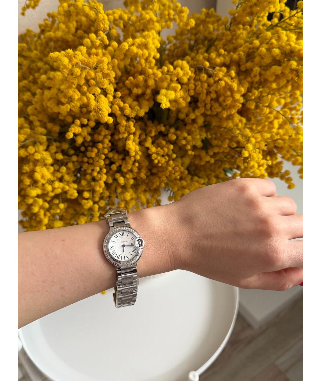 CARTIER Серебряные металлические часы, фото 6