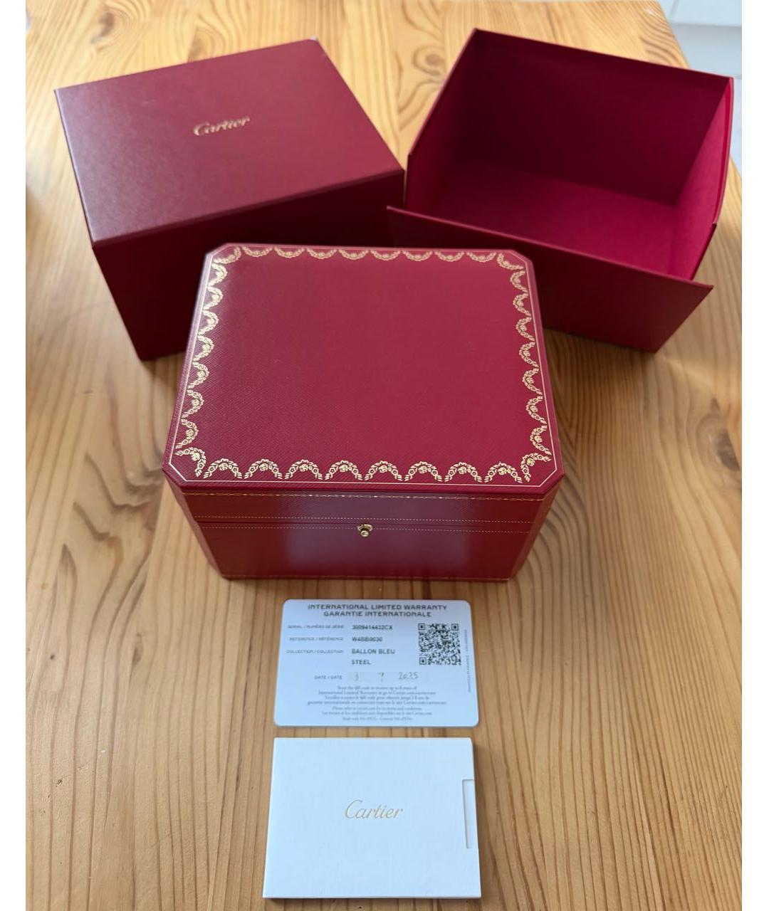 CARTIER Серебряные металлические часы, фото 3