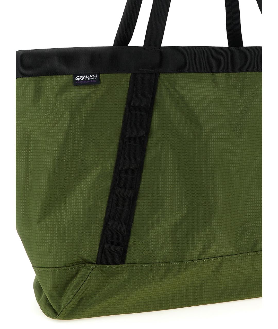 GRAMICCI Зеленая синтетическая сумка тоут, фото 3