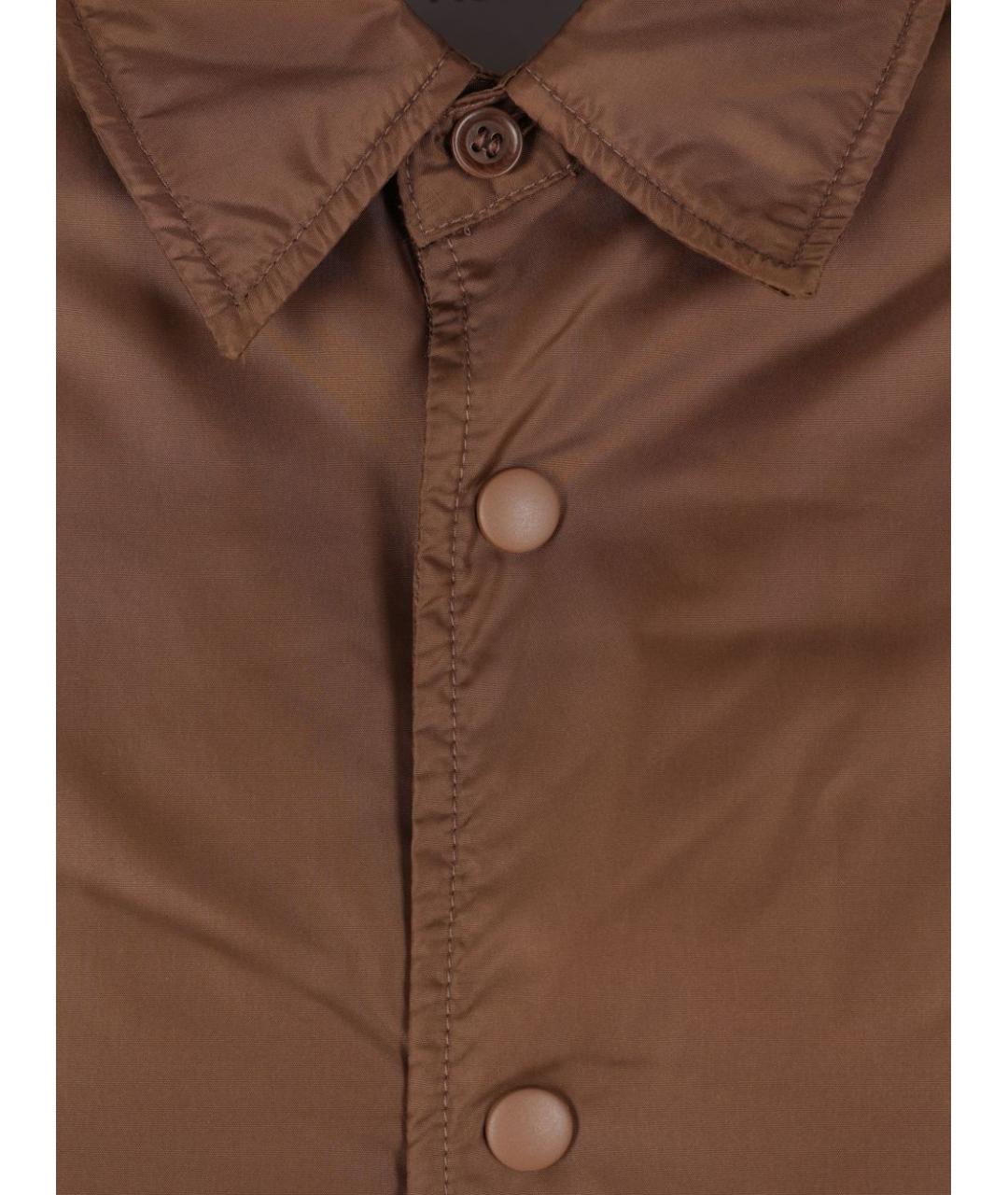 ASPESI Коричневая полиамидовая куртка, фото 3