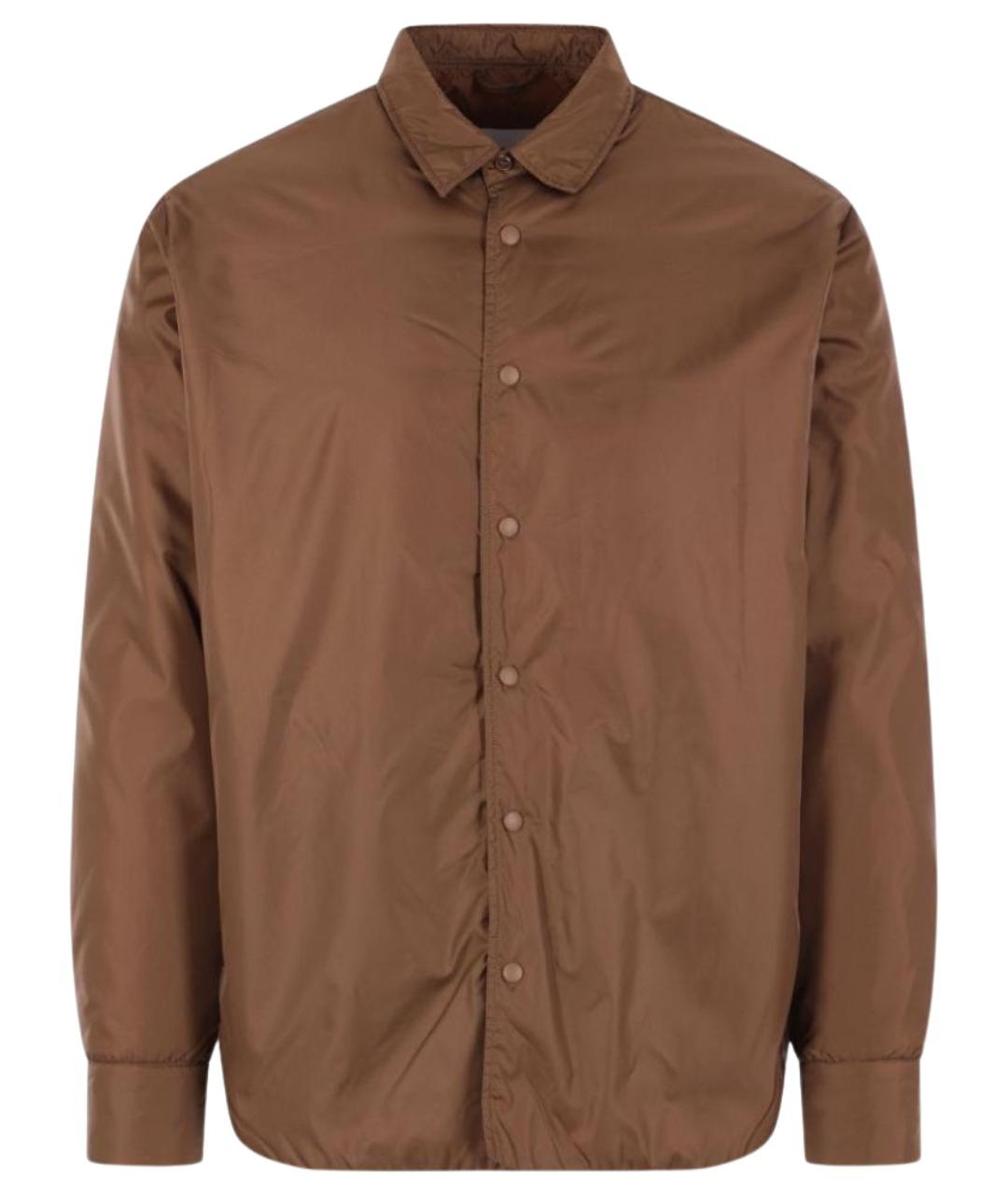 ASPESI Коричневая полиамидовая куртка, фото 1