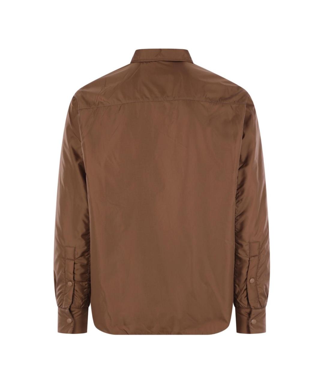 ASPESI Коричневая полиамидовая куртка, фото 2