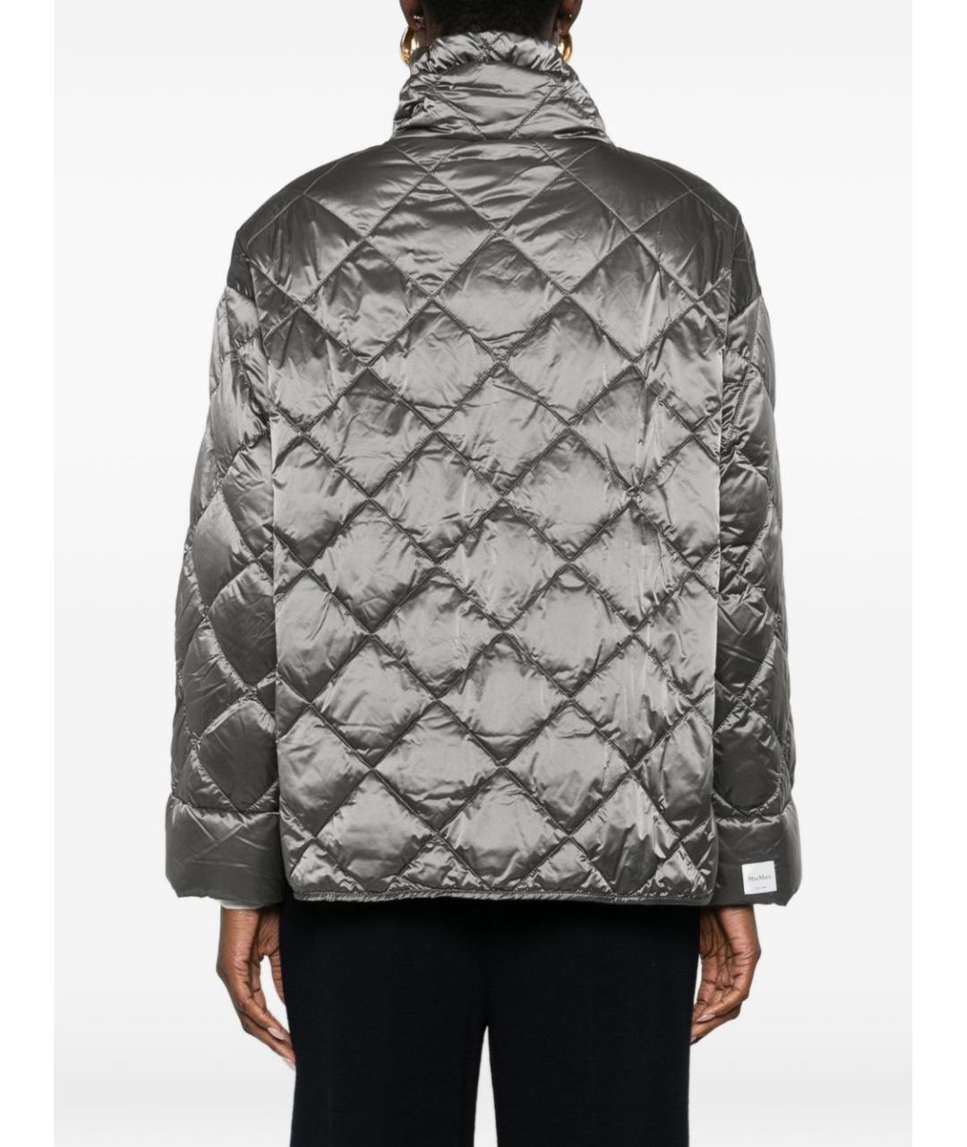 MAX MARA Серая полиамидовая куртка, фото 5