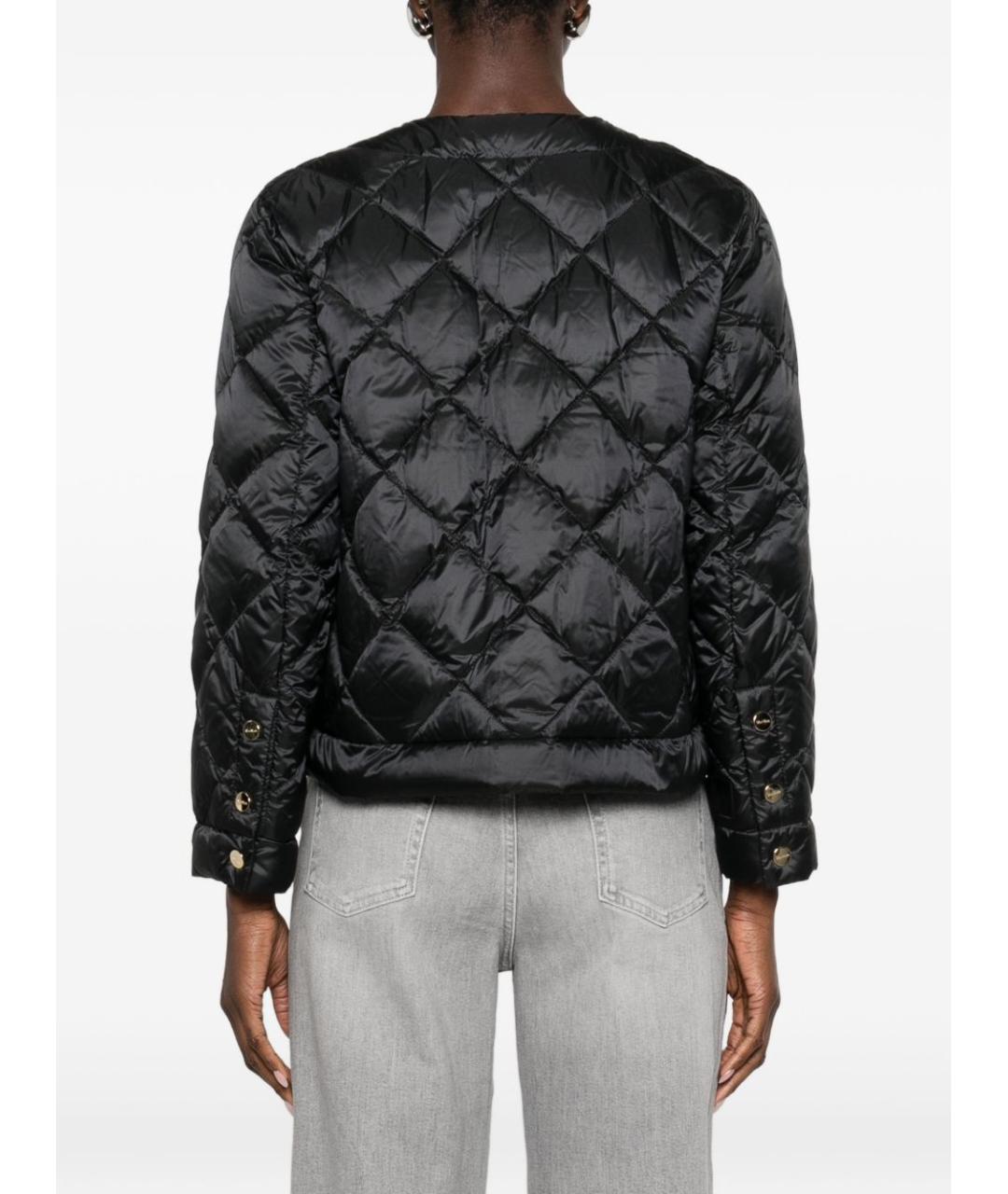 MAX MARA Черный полиамидовый пуховик, фото 5