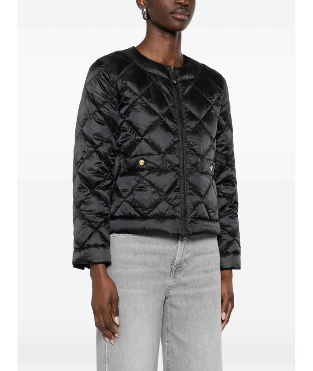 MAX MARA Черный полиамидовый пуховик, фото 4