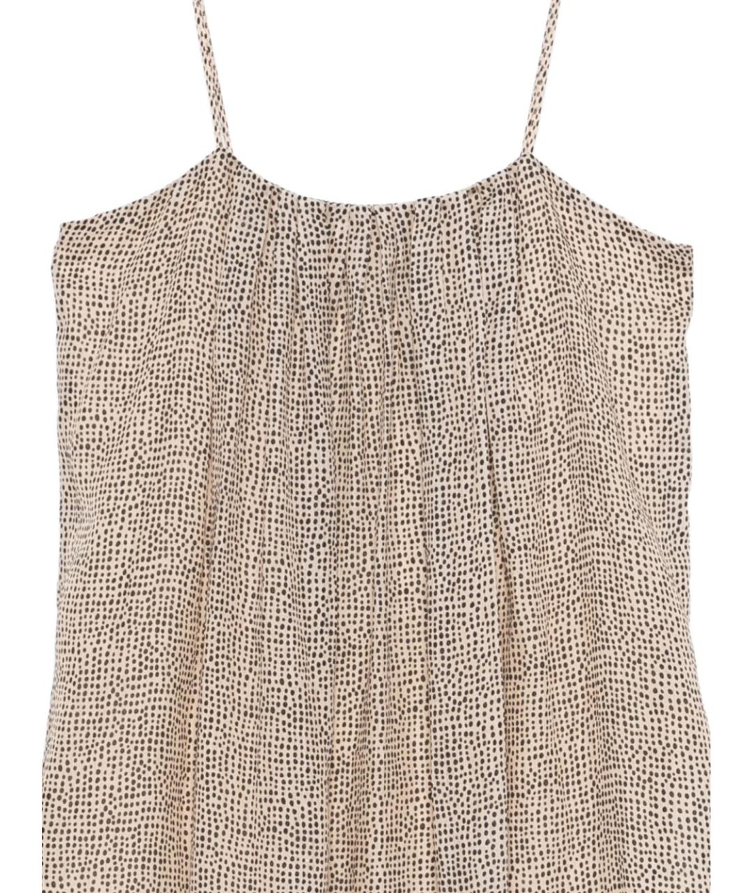 ALYSI Бежевое повседневное платье, фото 2