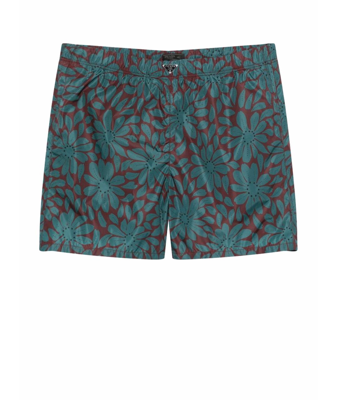 PRADA Мульти полиамидовые шорты, фото 1