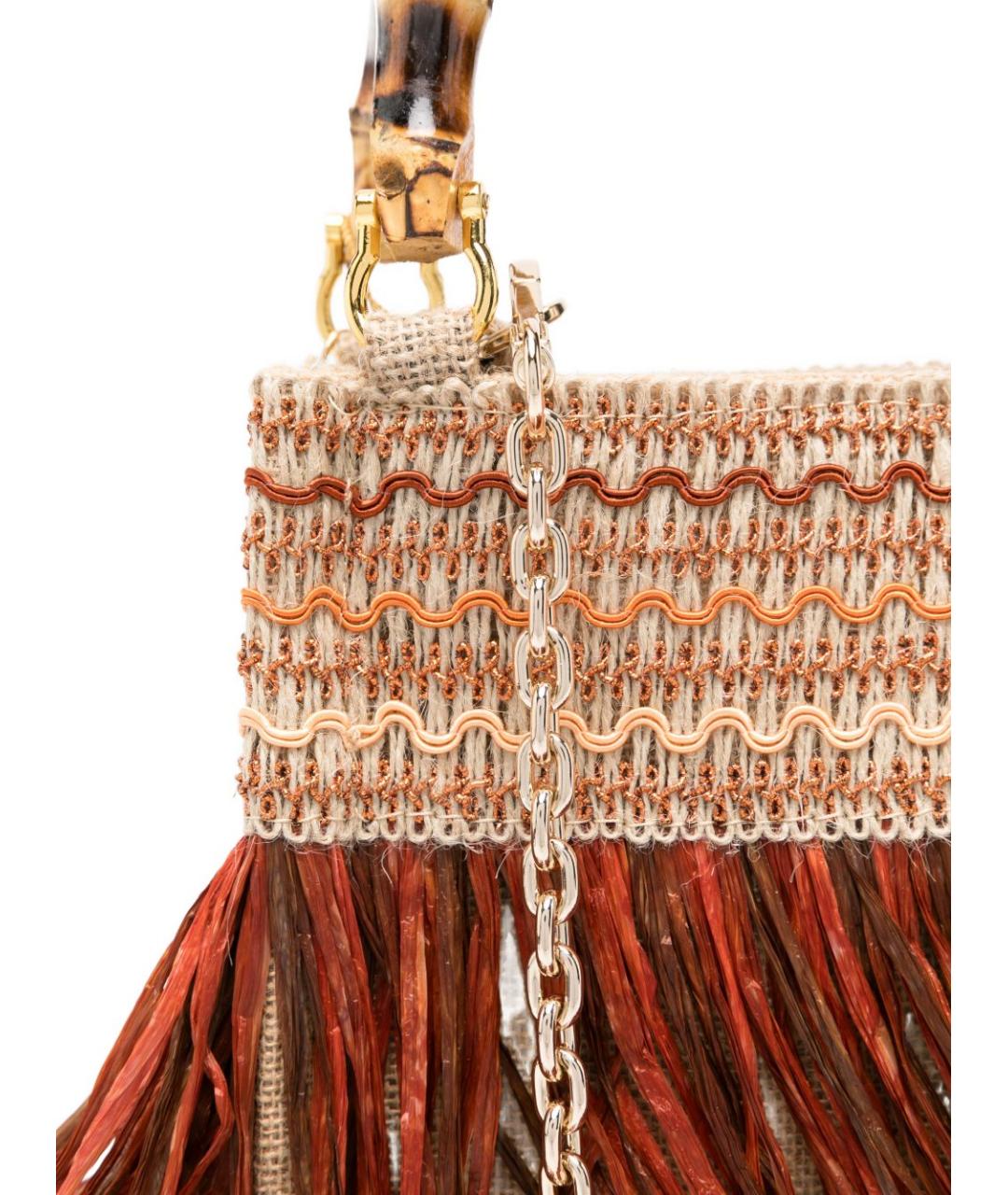 LA MILANESA Бордовая сумка с короткими ручками, фото 5