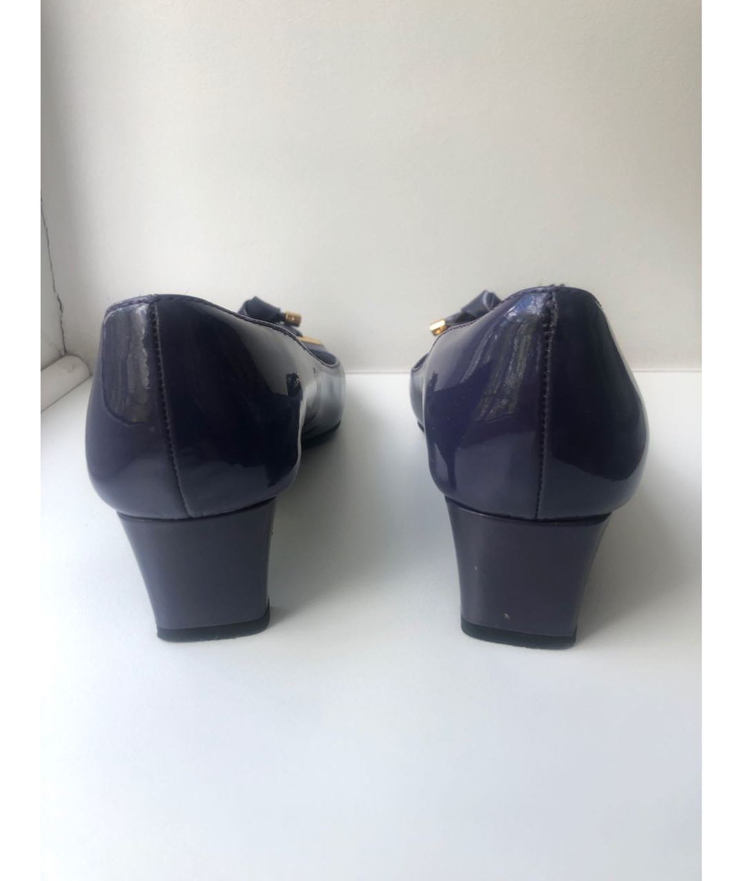 CHRISTIAN DIOR PRE-OWNED Фиолетовые туфли из лакированной кожи, фото 3