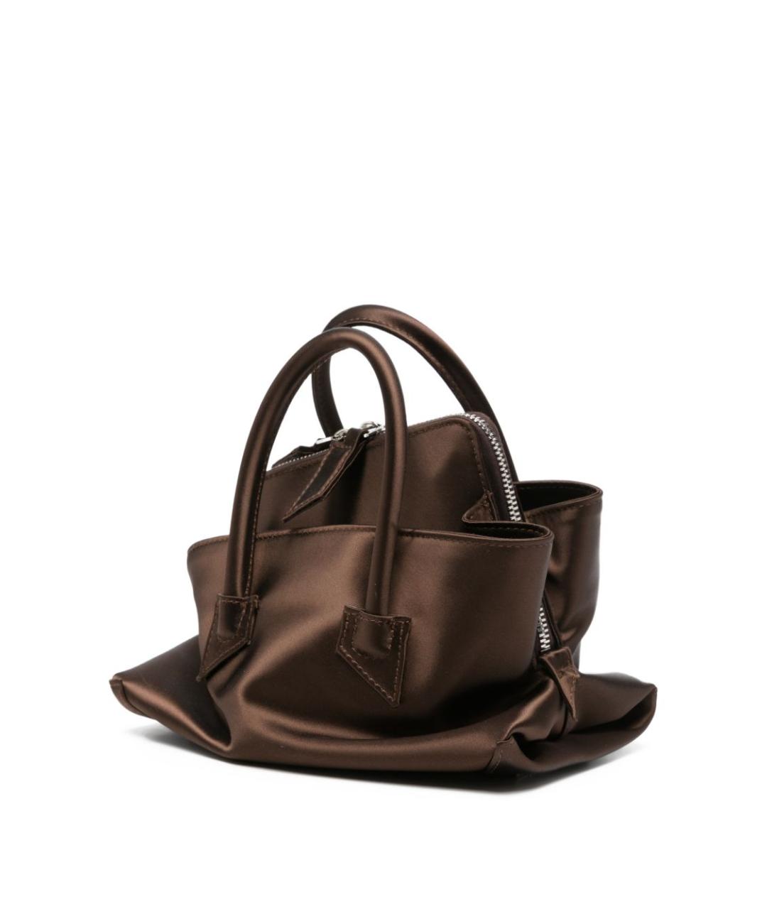 THE ATTICO Коричневая тканевая сумка тоут, фото 4