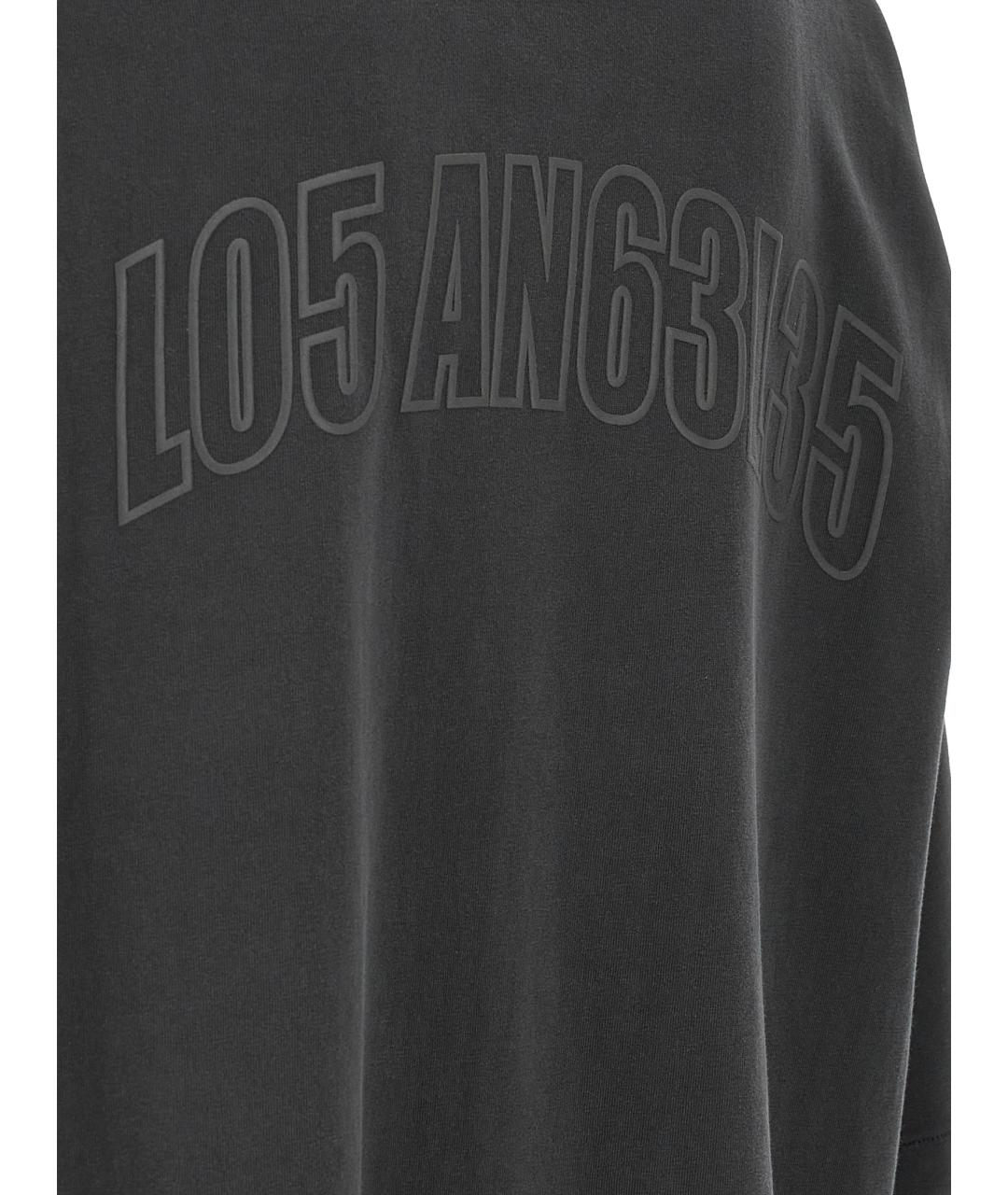 FEAR OF GOD ESSENTIALS Серая хлопковая футболка, фото 4