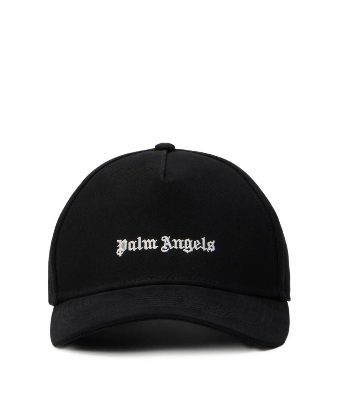 PALM ANGELS Черная хлопковая кепка/бейсболка, фото 1