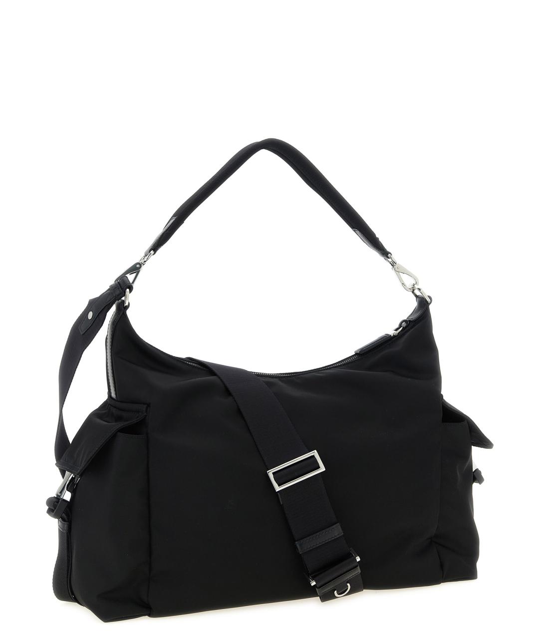 PRADA Черная синтетическая сумка на плечо, фото 2