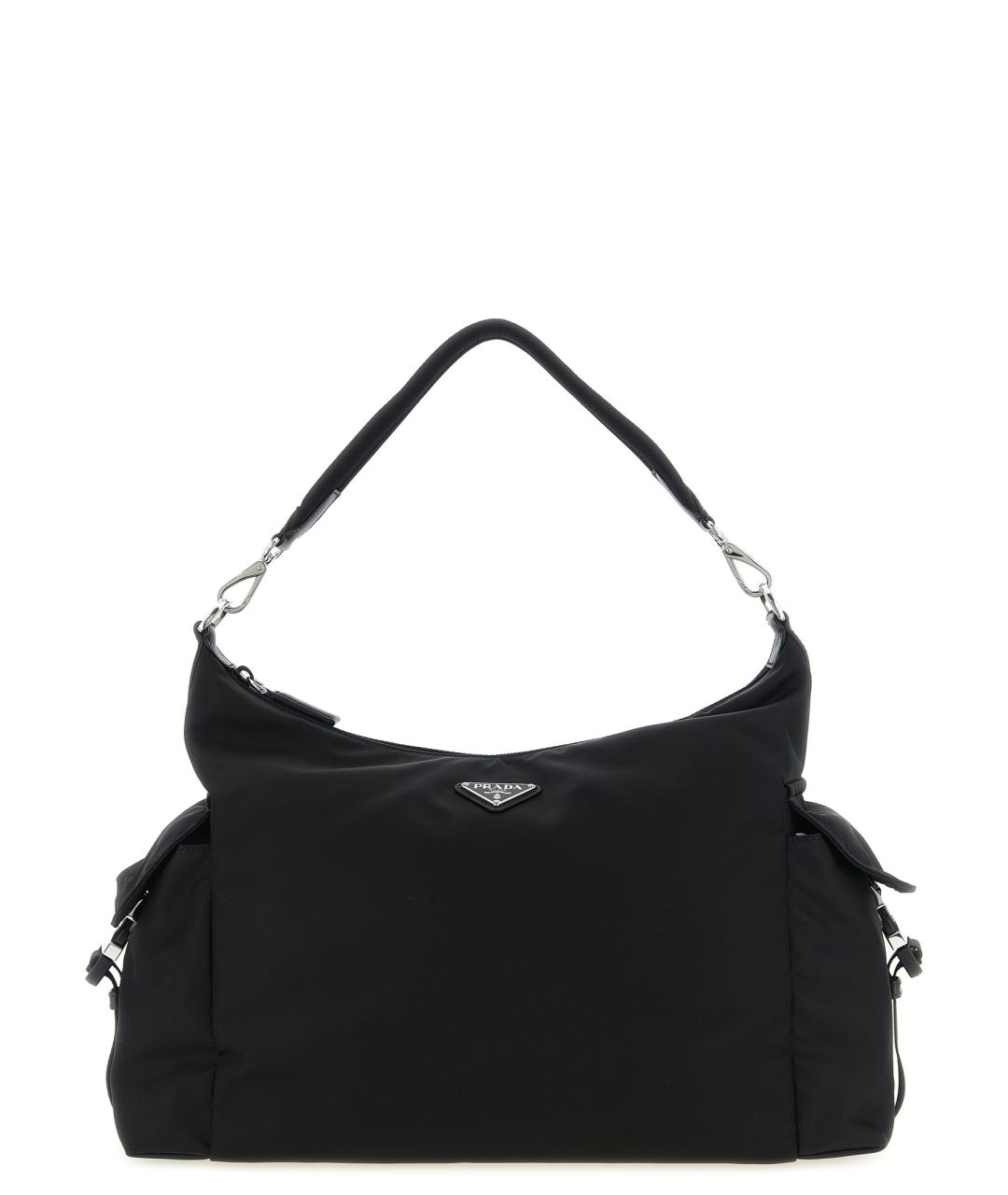 PRADA Черная синтетическая сумка на плечо, фото 1