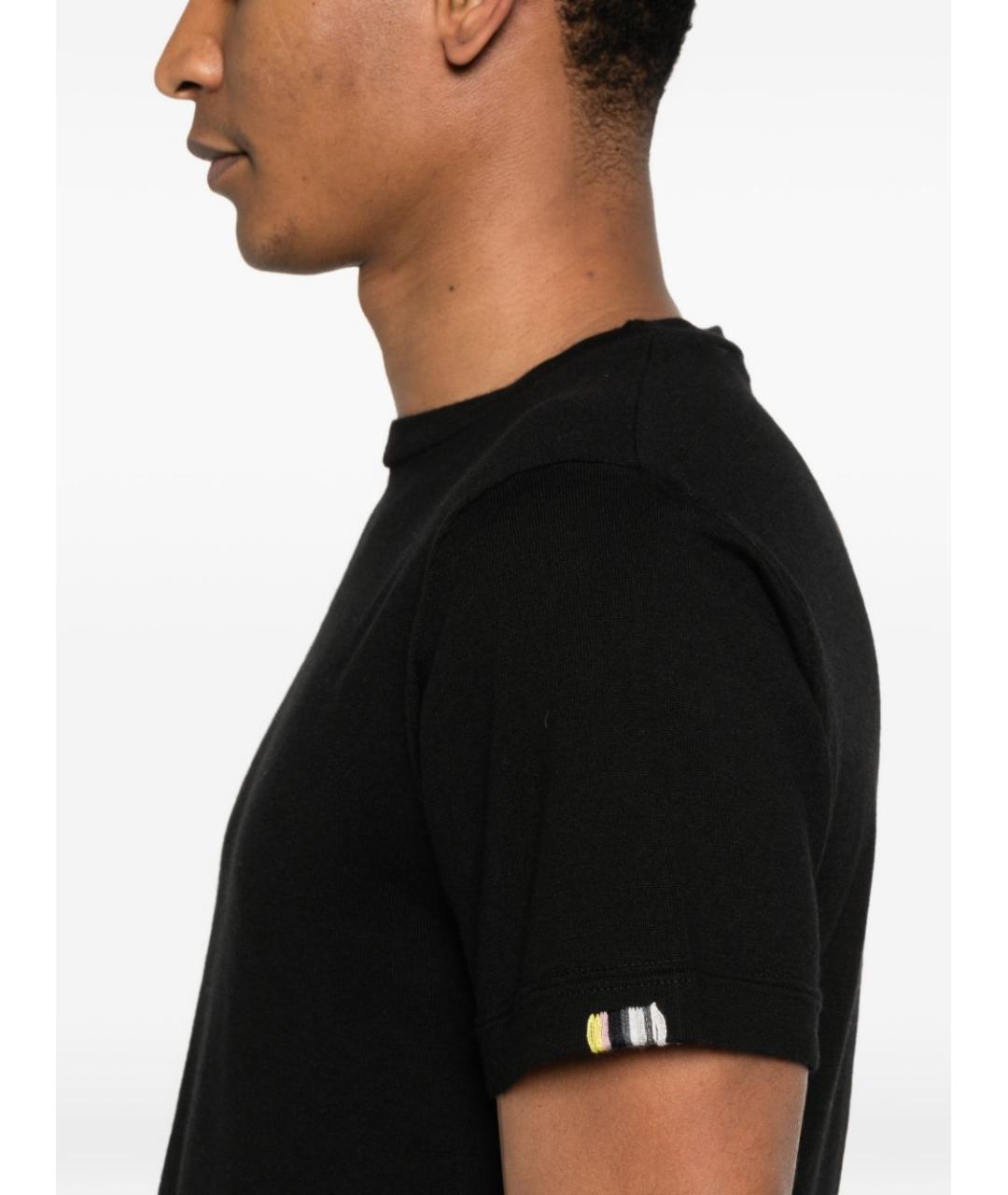 EXTREME CASHMERE Черный хлопковый джемпер / свитер, фото 5