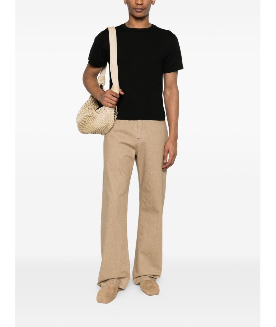 EXTREME CASHMERE Черный хлопковый джемпер / свитер, фото 4