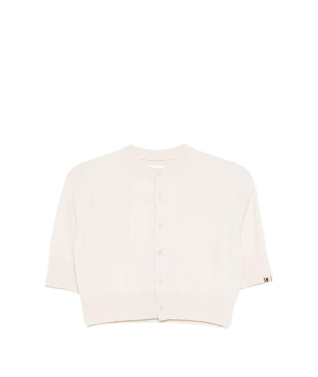 EXTREME CASHMERE Белый кашемировый кардиган, фото 1