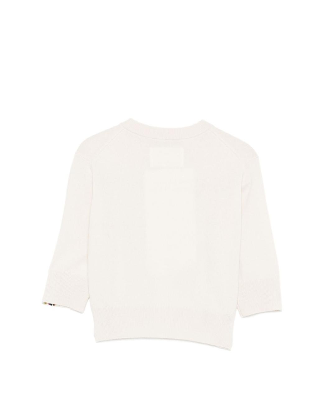 EXTREME CASHMERE Белый кашемировый кардиган, фото 2