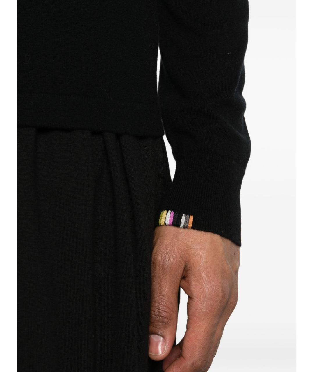 EXTREME CASHMERE Черный шерстяной джемпер / свитер, фото 4