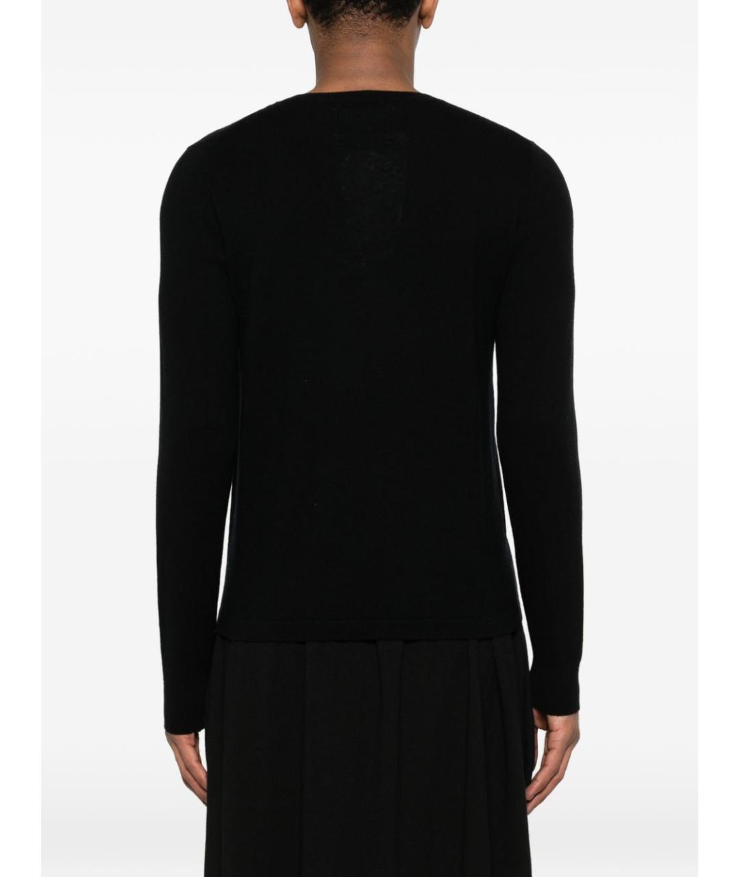 EXTREME CASHMERE Черный шерстяной джемпер / свитер, фото 5
