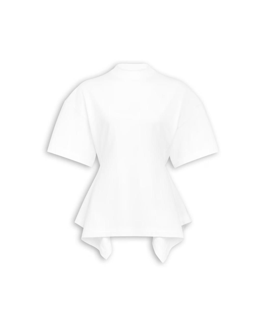 ALAIA Белая хлопковая футболка, фото 1