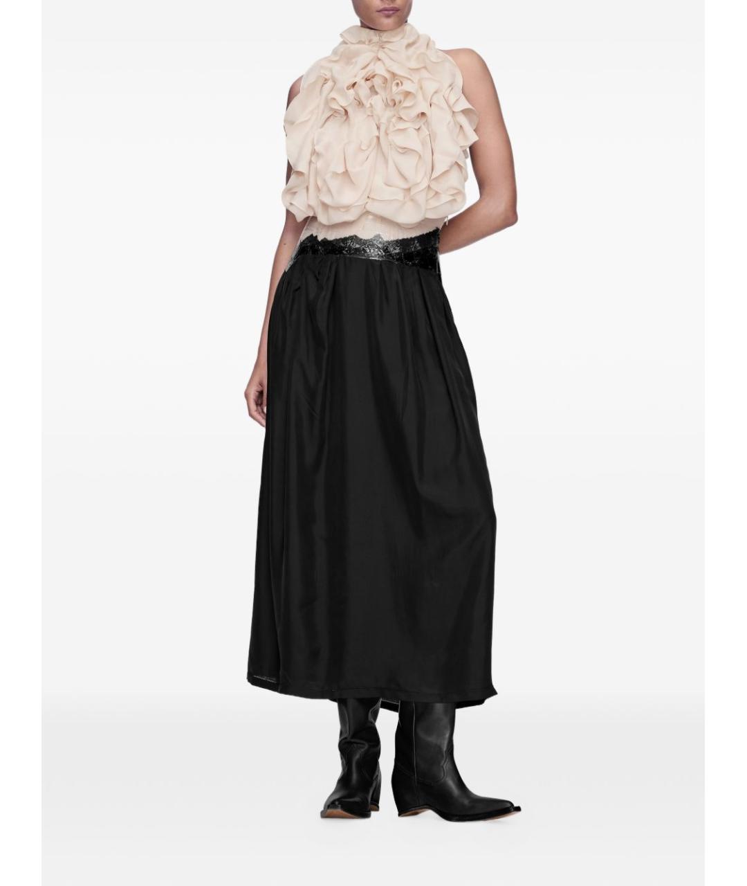 MAISON MARGIELA Черные кожаные сапоги, фото 6