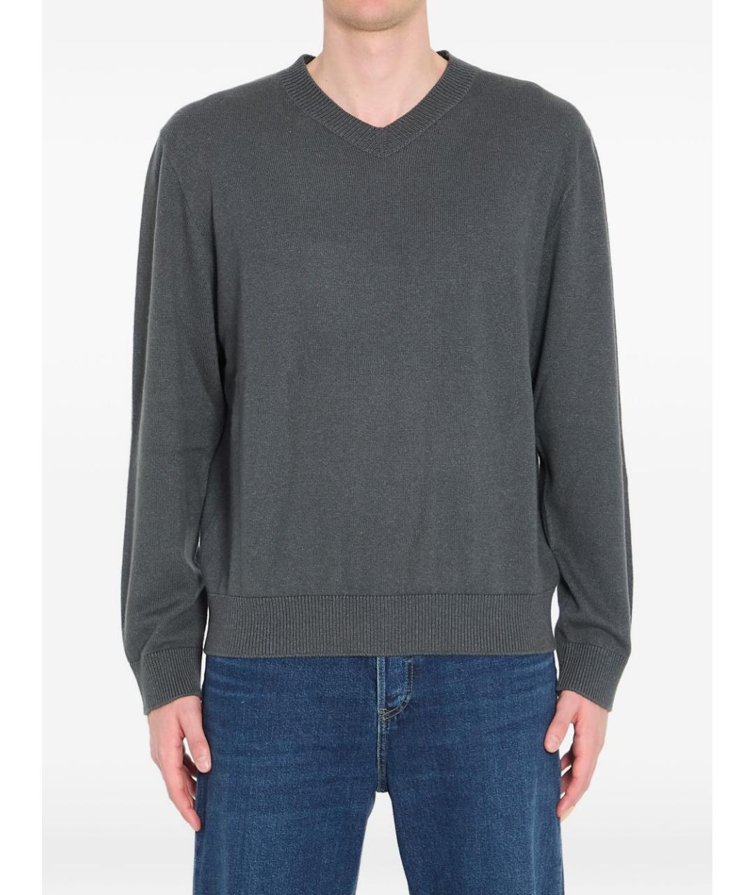 THE ROW Серый кашемировый джемпер / свитер, фото 5
