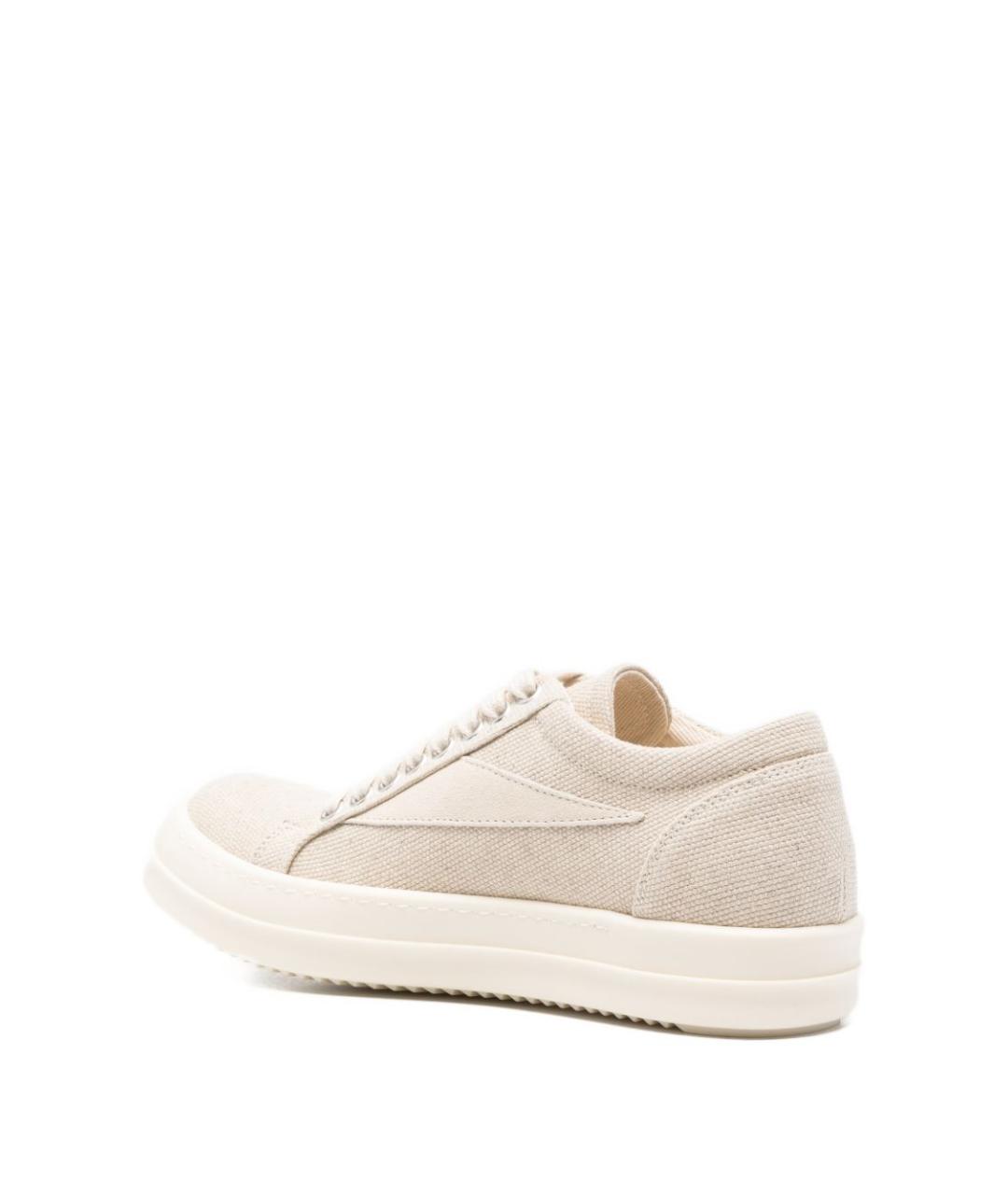 RICK OWENS DRKSHDW Белые текстильные кроссовки, фото 2