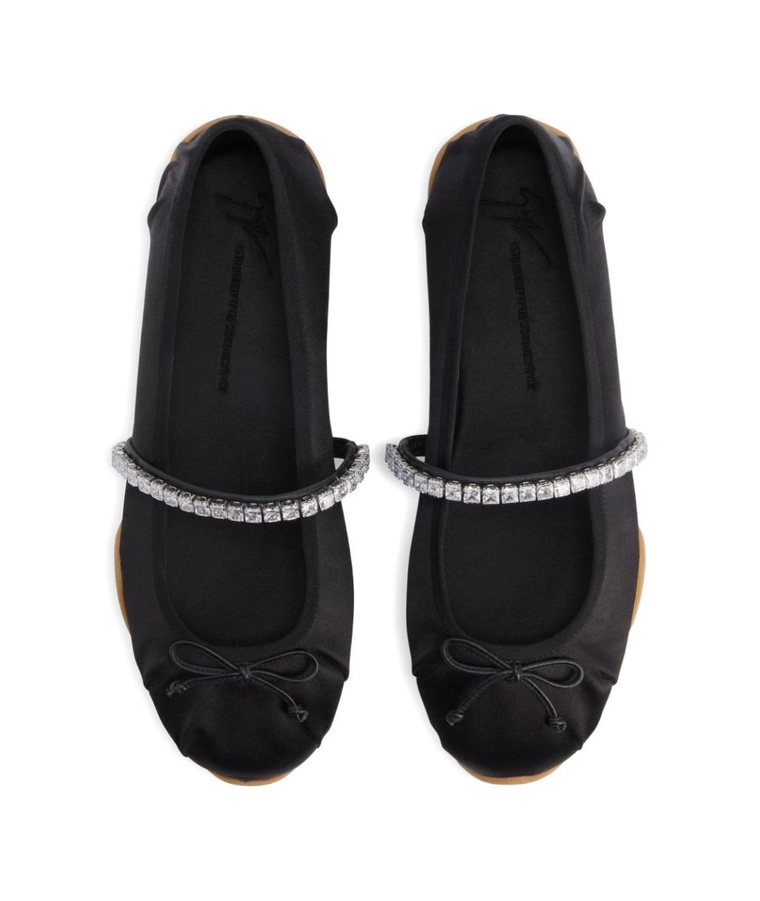 GIUSEPPE ZANOTTI DESIGN Черные балетки, фото 4
