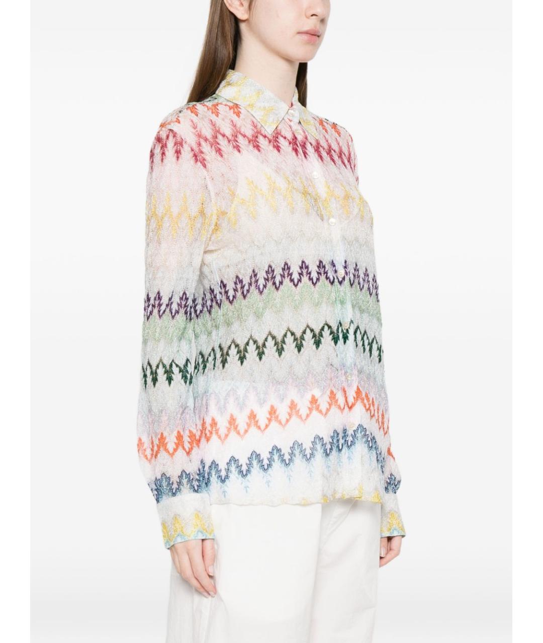 MISSONI Белая вискозная рубашка, фото 2