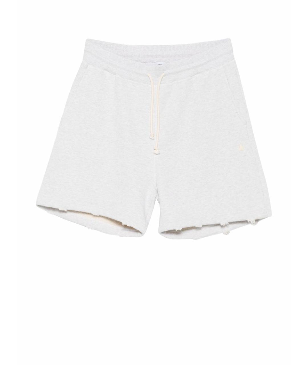 GOLDEN GOOSE DELUXE BRAND Серые хлопковые шорты, фото 1