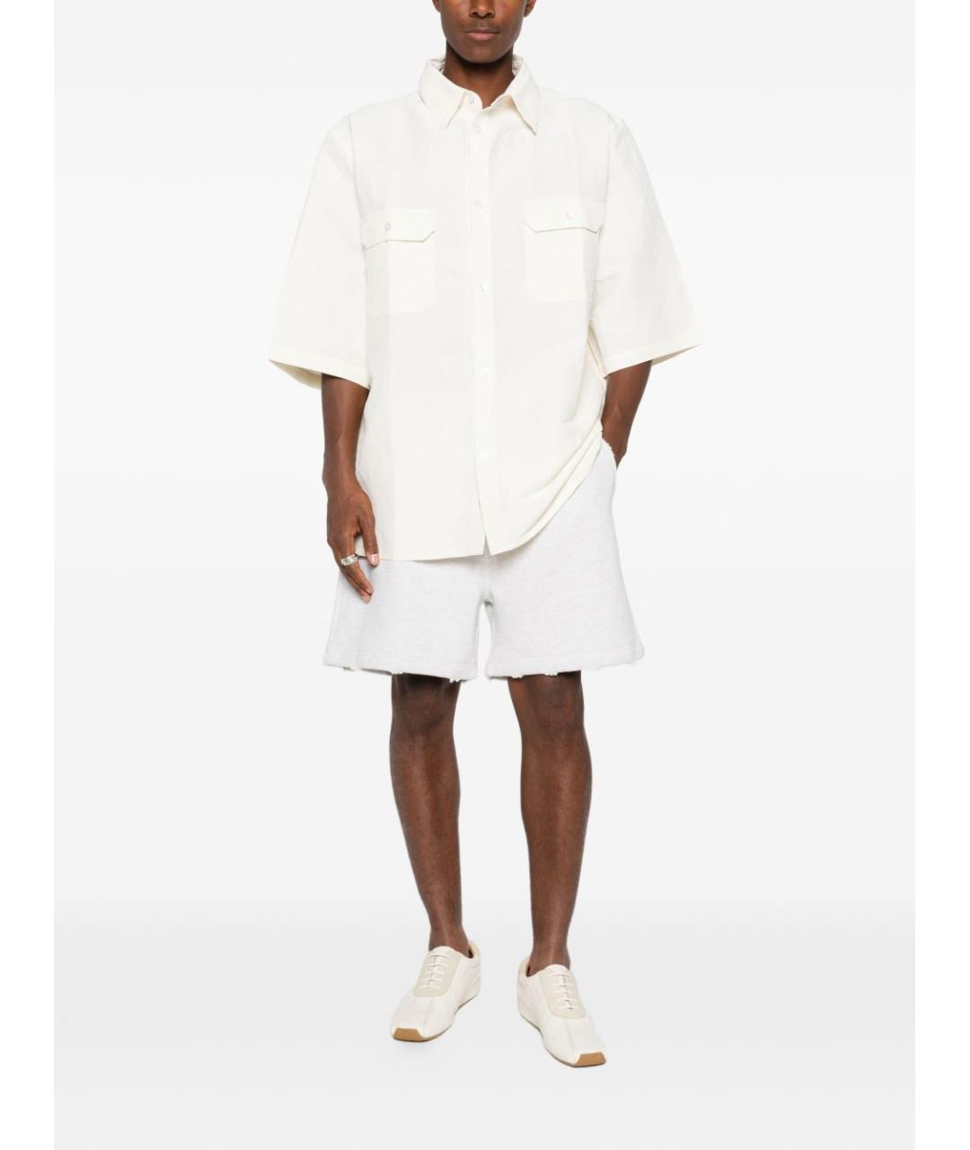 GOLDEN GOOSE DELUXE BRAND Серые хлопковые шорты, фото 2