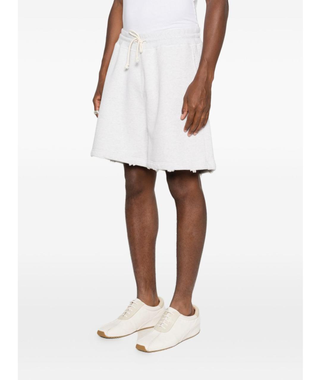 GOLDEN GOOSE DELUXE BRAND Серые хлопковые шорты, фото 4