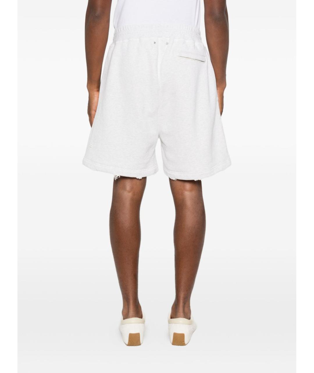 GOLDEN GOOSE DELUXE BRAND Серые хлопковые шорты, фото 3