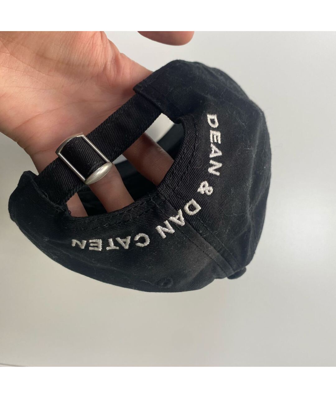 DSQUARED2 Черная хлопковая кепка, фото 3