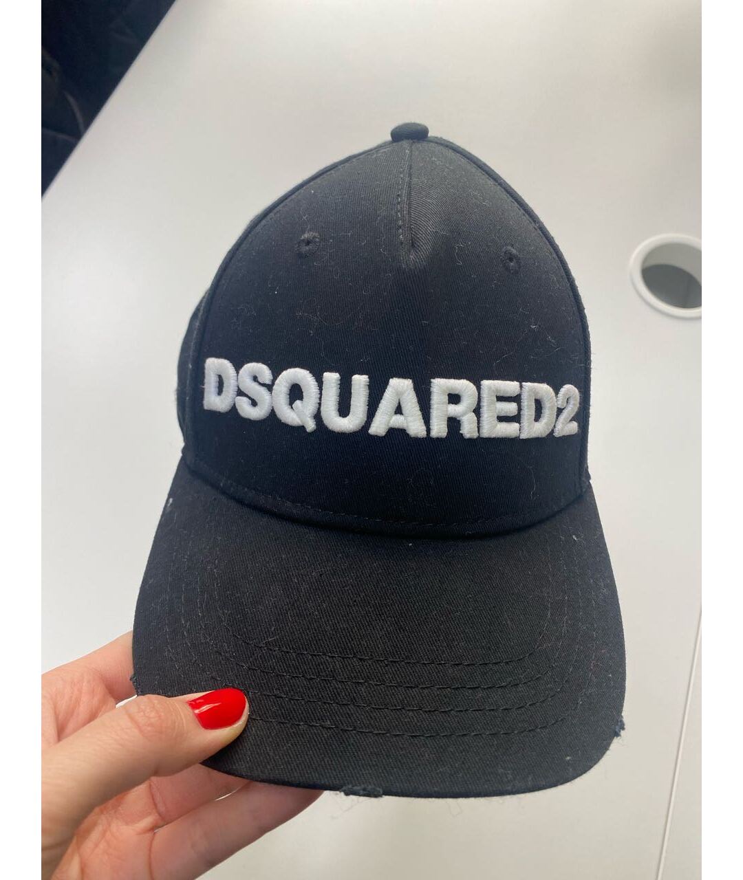DSQUARED2 Черная хлопковая кепка, фото 4