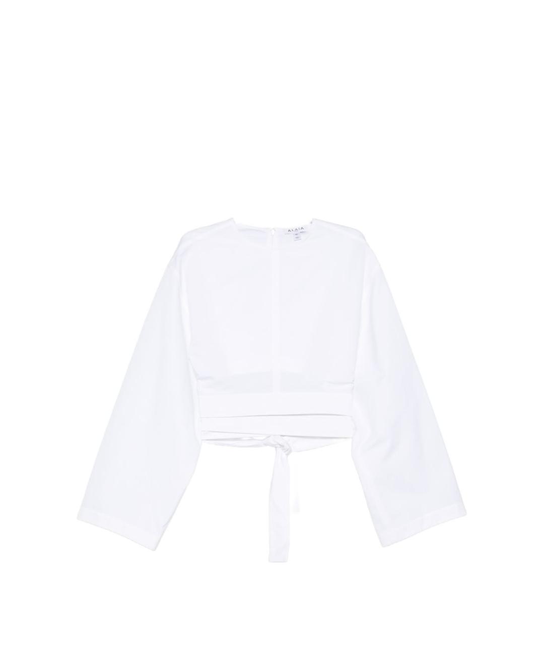 ALAIA Белая хлопковая рубашка, фото 6