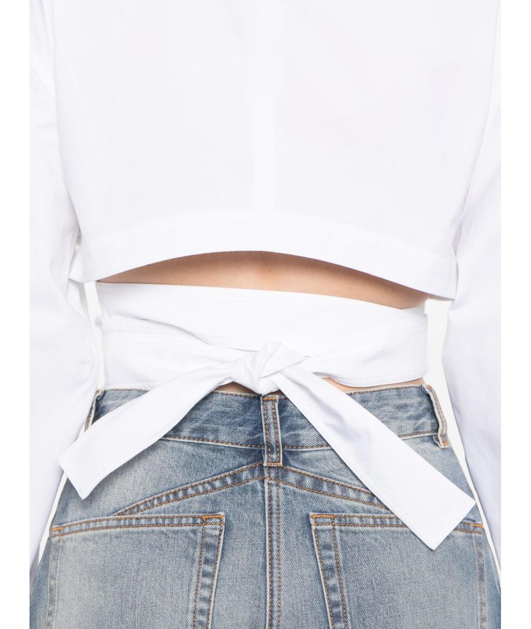 ALAIA Белая хлопковая рубашка, фото 2