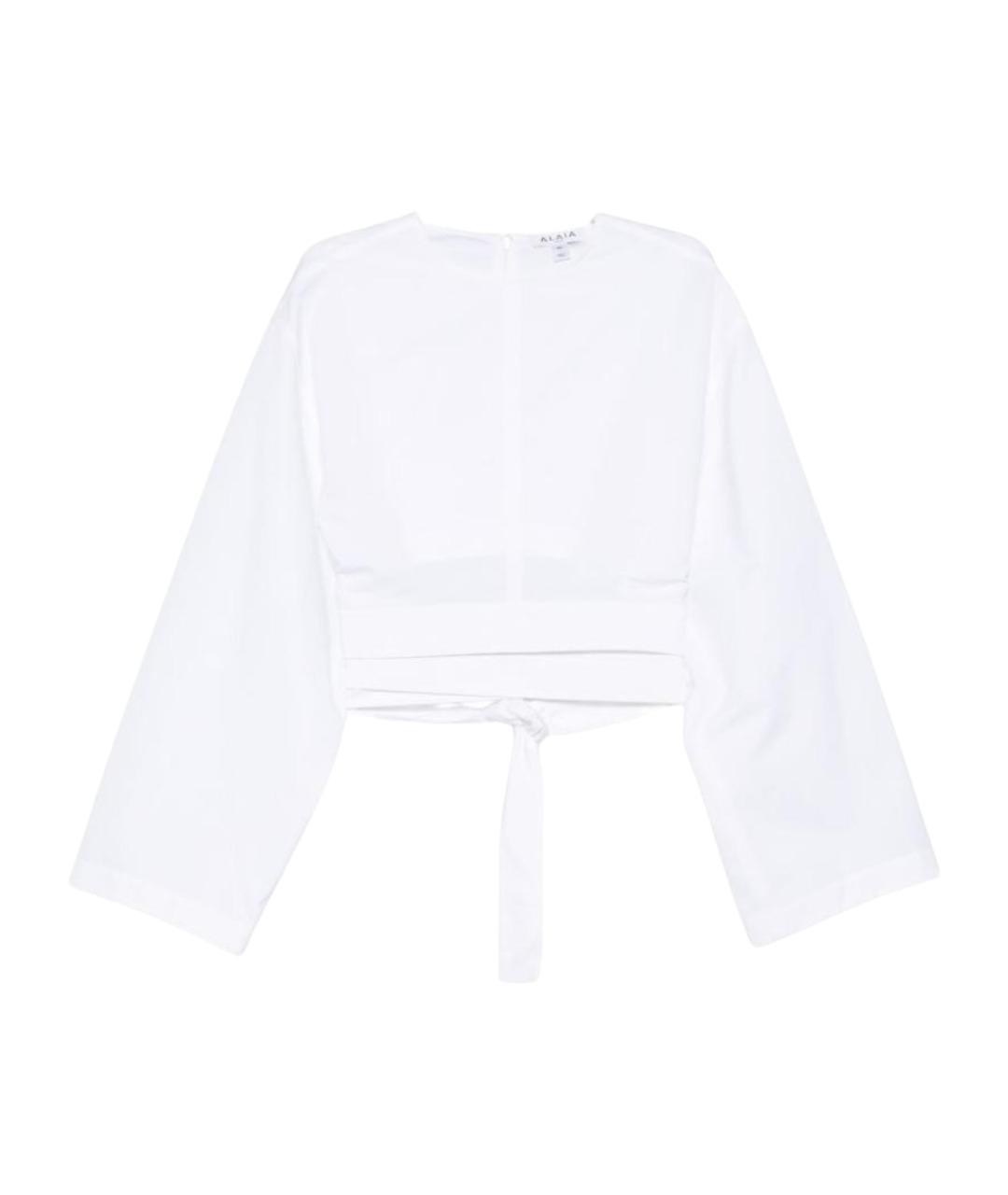 ALAIA Белая хлопковая рубашка, фото 1